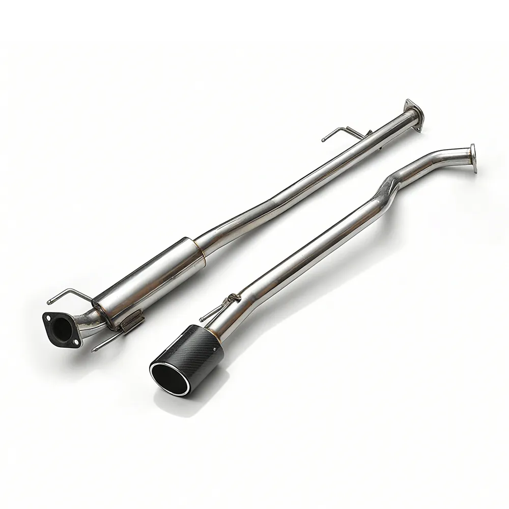 XROAR Cat-Back Exhaust System for Toyota Hilux (2016-2025) shown at a 45-degree angle on a clean white background.